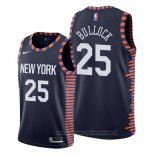 Maglia New York Knicks Reggie Bullock NO 25 Citta 2019 Blu