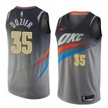 Maglia Oklahoma City Thunder Pj Dozier NO 35 Citta 2018 Grigio