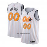 Maglia Orlando Magic Aaron Gordon #00 Citta 2020-21 Bianco