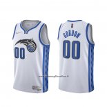 Maglia Orlando Magic Aaron Gordon #00 Earned 2020-21 Bianco