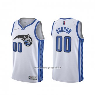 Maglia Orlando Magic Aaron Gordon #00 Earned 2020-21 Bianco