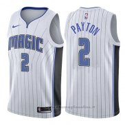 Maglia Orlando Magic Elfrid Payton NO 2 Association 2017-18 Bianco