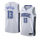 Maglia Orlando Magic Isaiah Briscoe NO 13 Association 2017-18 Bianco