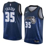 Maglia Orlando Magic Melvin Frazier NO 35 Citta 2018 Blu