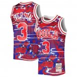 Maglia Philadelphia 76ers Allen Iverson #3 Mitchell & Ness Lunar New Year Rosso