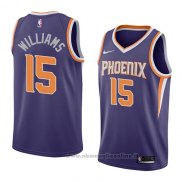 Maglia Phoenix Suns Alan Williams NO 15 Icon 2018 Viola