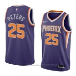 Maglia Phoenix Suns Alec Peters NO 25 Icon 2018 Viola