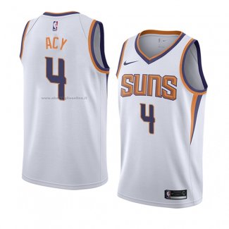 Maglia Phoenix Suns Quincy Acy NO 4 Association 2018 Bianco