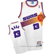 Maglia Phoenix Suns Steve Nash NO 13 Throwback Bianco2