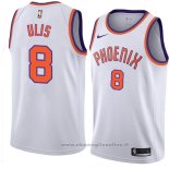 Maglia Phoenix Suns Tyler Ulis NO 8 Hardwood Classic 2018 Bianco