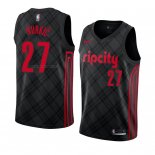 Maglia Portland Trail Blazers Jusuf Nurkic NO 27 Citta 2018 Nero