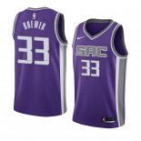 Maglia Sacramento Kings Corey Brewer NO 33 Icon 2018 Viola