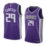 Maglia Sacramento Kings Jakarr Sampson NO 29 Icon 2018 Viola