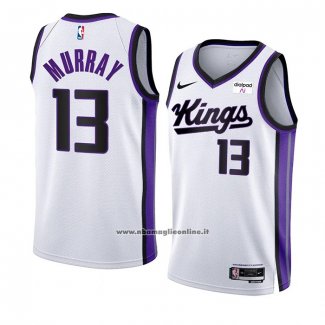 Maglia Sacramento Kings Keegan Murray #13 Association 2023-24 Bianco