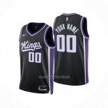 Maglia Sacramento Kings Personalizzate Icon 2024-25 Nero
