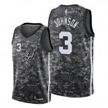 Maglia San Antonio Spurs Keldon Johnson NO 3 Citta 2019-20 Camuffamento