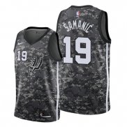 Maglia San Antonio Spurs Luka Samanic NO 19 Citta 2019-20 Camuffamento