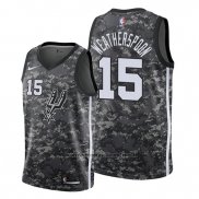 Maglia San Antonio Spurs Quinndary Weatherspoon NO 15 Citta 2019-20 Camuffamento