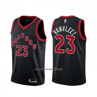 Maglia Toronto Raptors Fred Vanvleet #23 Statement 2020-21 Nero