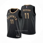 Maglia Toronto Raptors Joe Wieskamp #11 Citta 2022-23 Nero