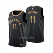 Maglia Toronto Raptors Joe Wieskamp #11 Citta 2022-23 Nero