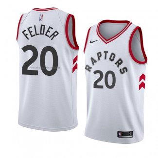 Maglia Toronto Raptors Kay Felder NO 20 Association 2018 Bianco