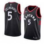 Maglia Toronto Raptors Kyle Collinsworth NO 5 Statement 2018 Nero