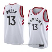 Maglia Toronto Raptors Malcolm Miller NO 13 Association 2018 Bianco