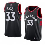 Maglia Toronto Raptors Marc Gasol NO 33 Statement 2018 Nero