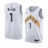 Maglia Toronto Raptors Patrick McCaw NO 1 Citta 2018 Bianco