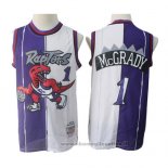 Maglia Toronto Raptors Tracy McGrady NO 1 1998-99 Throwback Viola