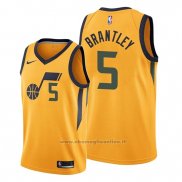 Maglia Utah Jazz Jarrell Brantley NO 5 Statement 2019-20 Or