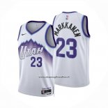 Maglia Utah Jazz Lauri Markkanen No 23 Association 2025-26 Bianco