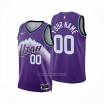 Maglia Utah Jazz Personalizzate Icon 2025-26 Viola  Maglia Utah Jazz Personalizzate Icon 2025-26 Viola