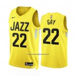 Maglia Utah Jazz Rudy Gay #22 Icon 2022-23 Giallo