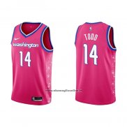 Maglia Washington Wizards Isaiah Todd #14 Citta 2022-23 Rosa