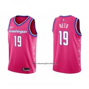 Maglia Washington Wizards Raul Neto #19 Citta 2022-23 Rosa