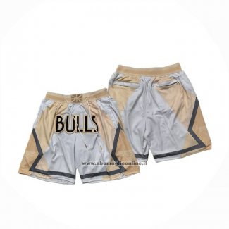 Pantaloncini Chicago Bulls Citta Just Don 2024-25 Bianco