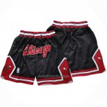 Pantaloncini Chicago Bulls Just Don Nero6