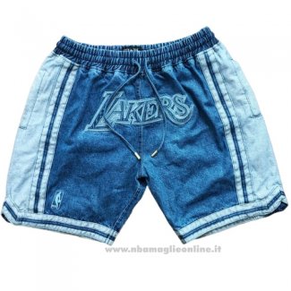 Pantaloncini Los Angeles Lakers Just Don Blu