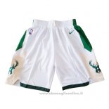 Pantaloncini Milwaukee Bucks 2019 Bianco