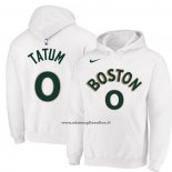 Felpa con Cappuccio Boston Celtics Jayson Tatum Citta 2023-24 Bianco