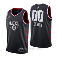 Maglia All Star 2019 Brooklyn Nets Personalizzate Nero