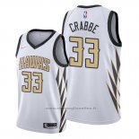 Maglia Atlanta Hawks Allen Crabbe NO 33 Citta Bianco