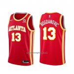 Maglia Atlanta Hawks Bogdan Bogdanovic #13 Icon 2020-21 Rosso
