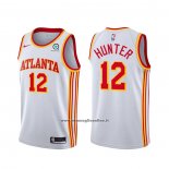 Maglia Atlanta Hawks De'Andre Hunter #12 Association 2020-21 Bianco