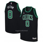 Maglia Bambino Boston Celtics Jayson Tatum #0 Statement Nero