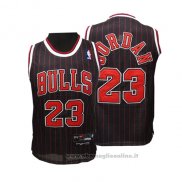 Maglia Bambino Chicago Bulls Michael Jordan NO 23 Nero