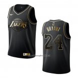 Maglia Bambino Golden Edition Los Angeles Lakers Kobe Bryant #24 Nero