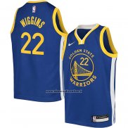 Maglia Bambino Golden State Warriors Andrew Wiggins #22 Icon Blu